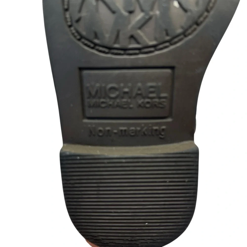 Michael Kors Boots Toddler Girl Size 5 Dark Brown Quilted Equestrian Logo Winter